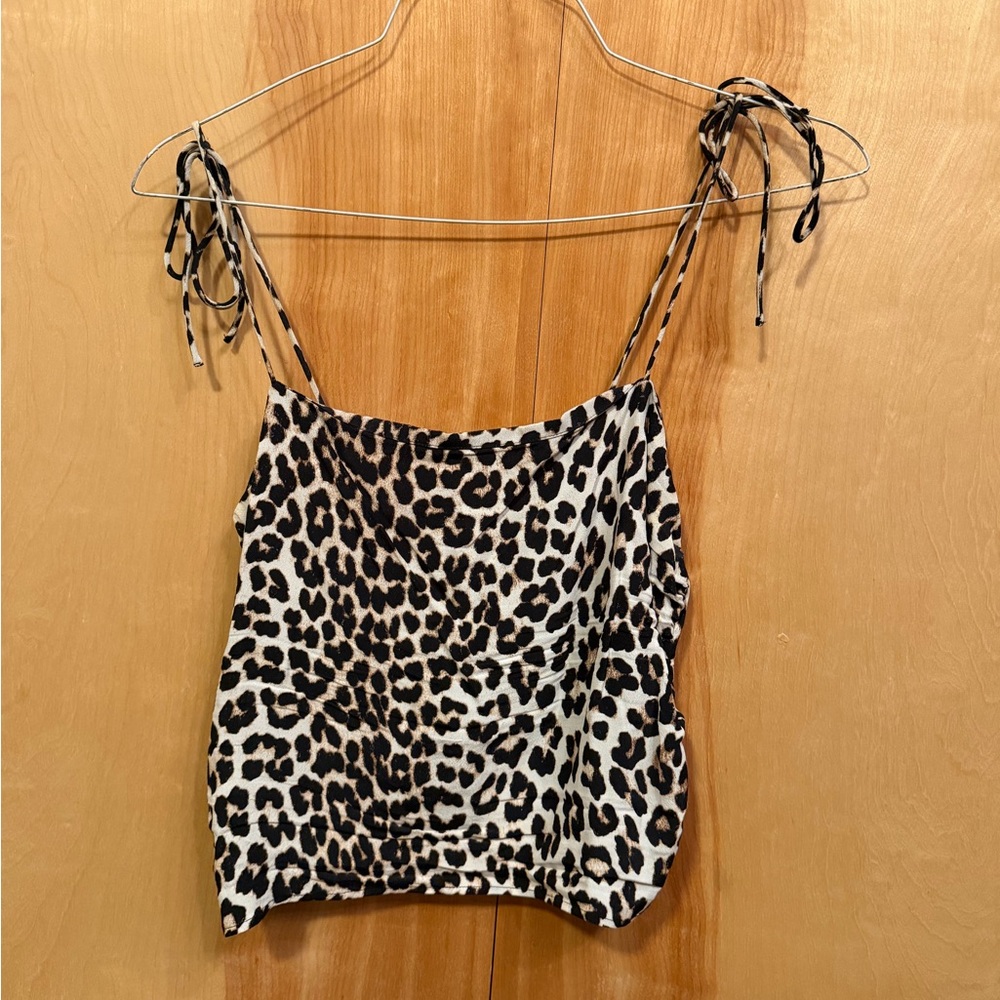 H&M Leopard Print Camisole Top